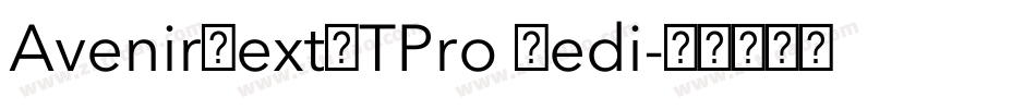 AvenirNextLTPro Medi字体转换